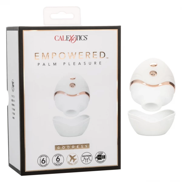 Вакуумно-волновой стимулятор клитора с вибрацией "Empowered Palm Pleasure"