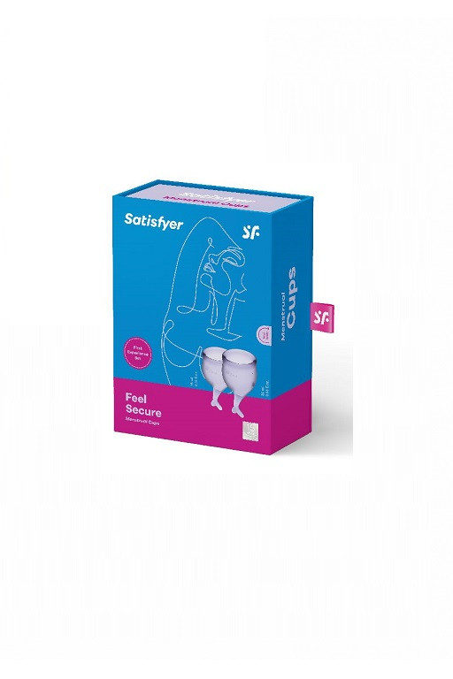 Набор менструальных чаш "Satisfyer Feel Secure" сиреневые