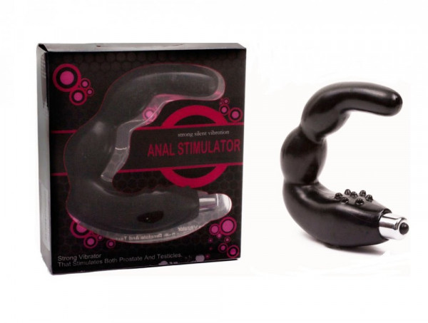 Массажер простаты с вибрацией "Anal Stimulator" черный