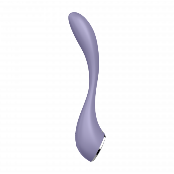 Вибратор для точки G гибкий "Satisfyer G-Spot Flex 5" + приложение, лиловый