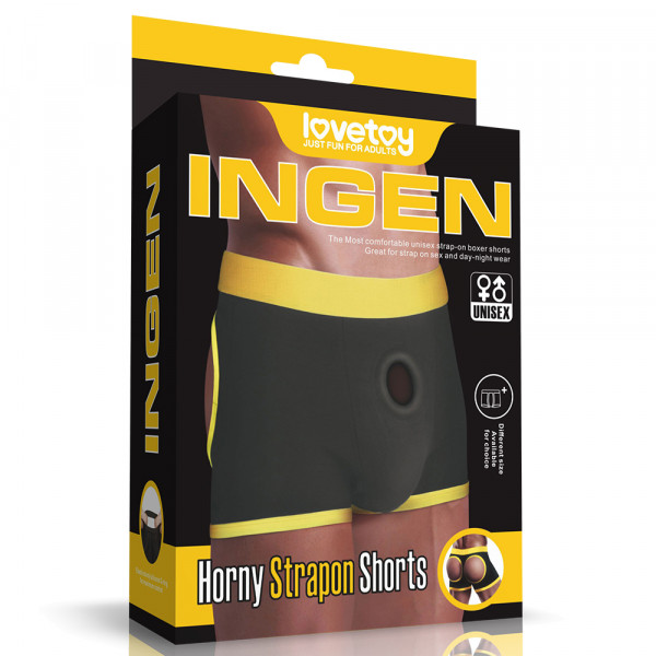 Трусики-шорты для страпона "Lovetoy Ingen" унисекс, S/M