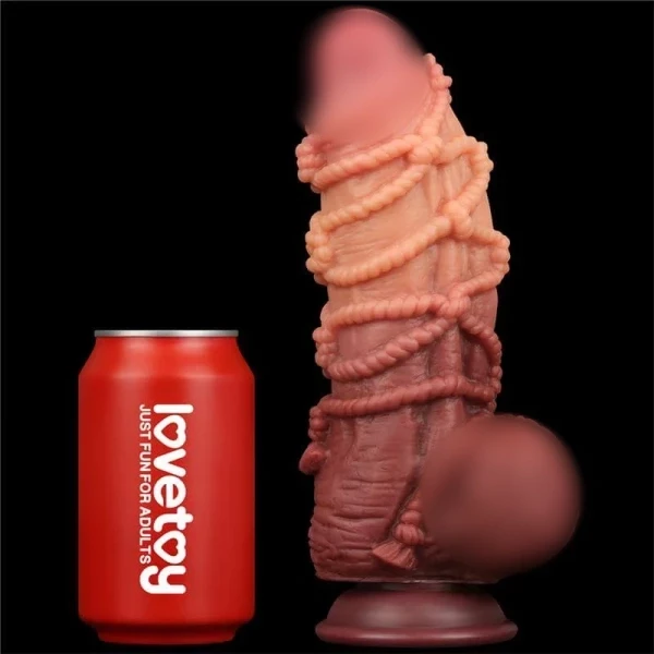 Фаллоимитатор с имитацией шибари "Nature Cock 9,5" супер реалистичный