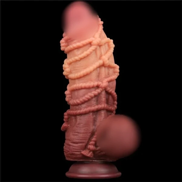 Фаллоимитатор с имитацией шибари "Nature Cock 9,5" супер реалистичный
