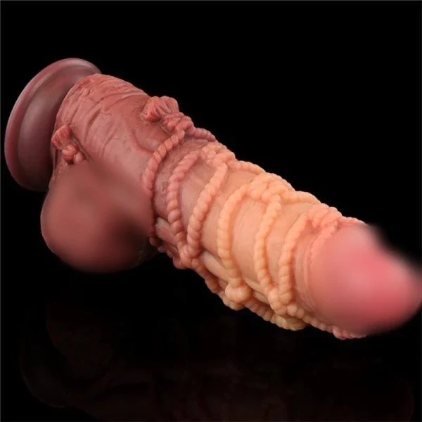 Фаллоимитатор с имитацией шибари "Nature Cock 9,5" супер реалистичный