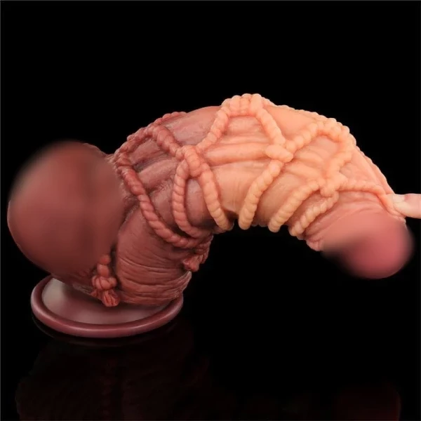 Фаллоимитатор с имитацией шибари "Nature Cock 9,5" супер реалистичный