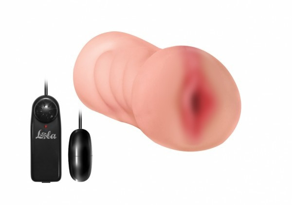 Мастурбатор с вибрацией "Satisfaction Lucky Charm" вагина + ротик