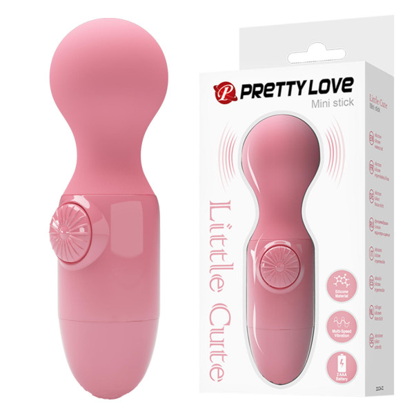 Вибратор "Pretty Love Mini Stick" мини, розовый