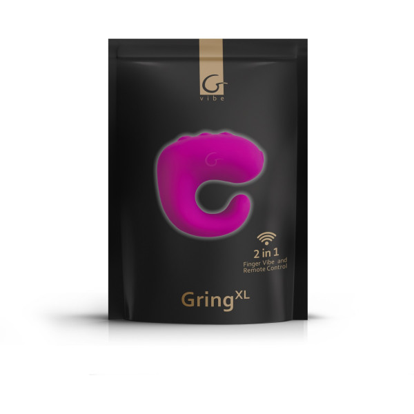 Перстень с вибрацией "G-Ring XL" фуксия