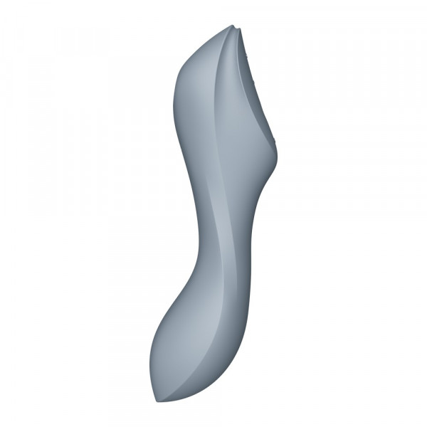 Стимулятор клитора-вибратор "Satisfyer Curvy Trinity 3" серый