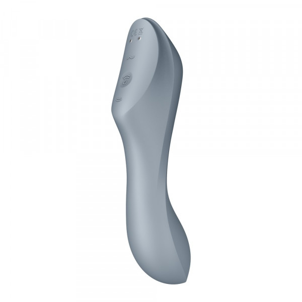 Стимулятор клитора-вибратор "Satisfyer Curvy Trinity 3" серый