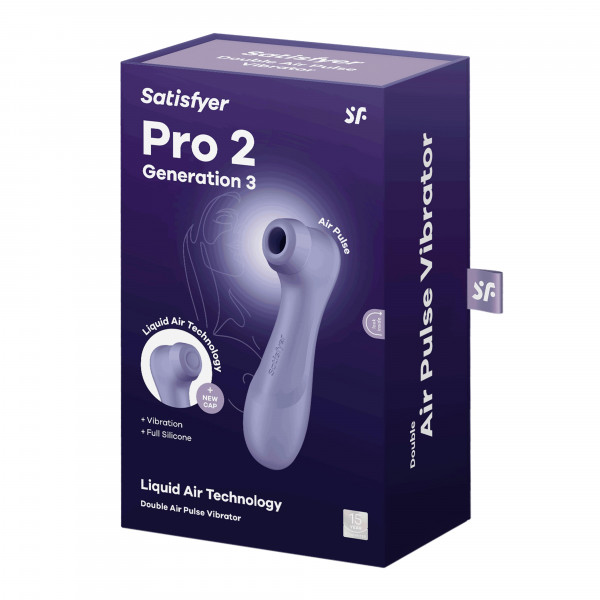 Стимулятор "Satisfyer Pro 2 Generation 3" вибрация + вакуум, сиреневый