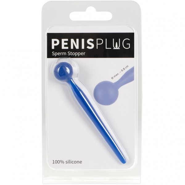 Зонд уретральный "Penis Plug" синий