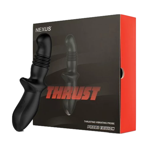 Массажер простаты с возвратно-поступательными движениями "Nexus Thrust" черный