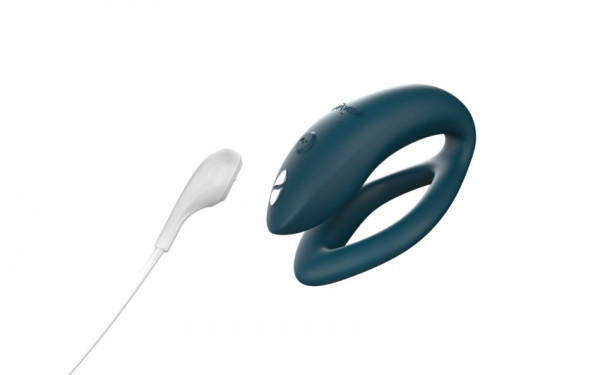 Вибратор для двоих на дистанционном управлении "We-Vibe Sync O" + приложение, зеленый