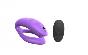Вибратор для двоих на дистанционном управлении "We-Vibe Sync O" + приложение, фиолетовый