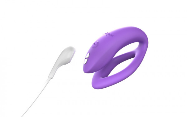 Вибратор для двоих на дистанционном управлении "We-Vibe Sync O" + приложение, фиолетовый