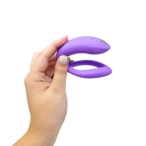 Вибратор для двоих на дистанционном управлении "We-Vibe Sync O" + приложение, фиолетовый