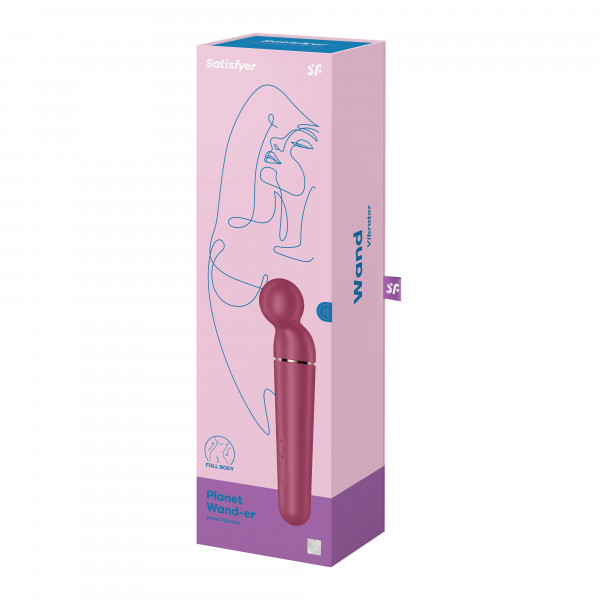 Вибромассажер "Satisfyer Planet Wand-er" мега мощный, красный