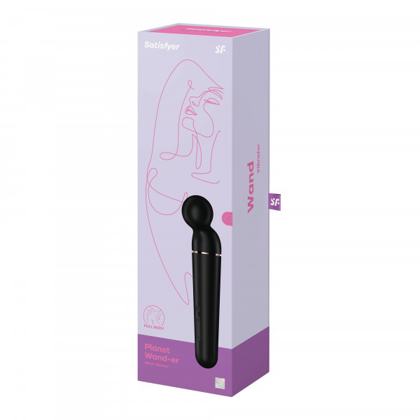 Вибромассажер "Satisfyer Planet Wand-er" мега мощный, черный