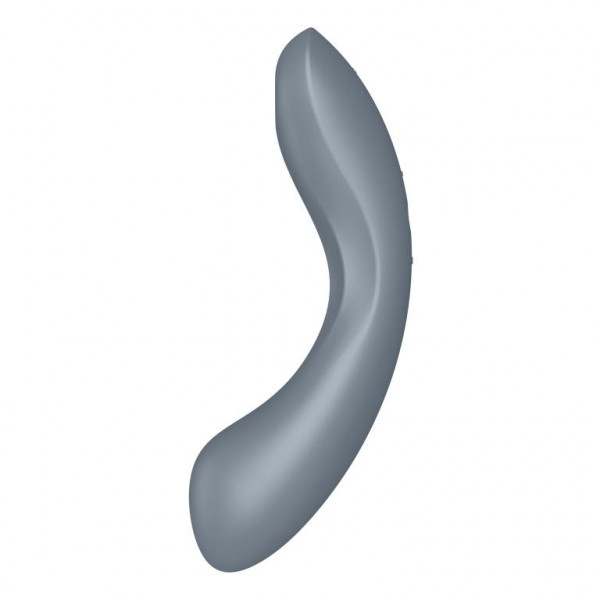 Стимулятор клитора-вибратор для точки G "Satisfyer Curvy Trinity 1" серый
