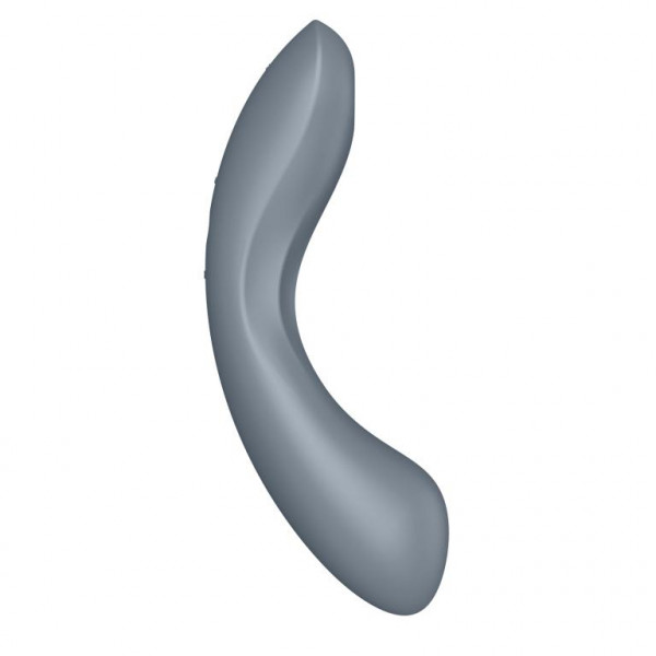 Стимулятор клитора-вибратор для точки G "Satisfyer Curvy Trinity 1" серый
