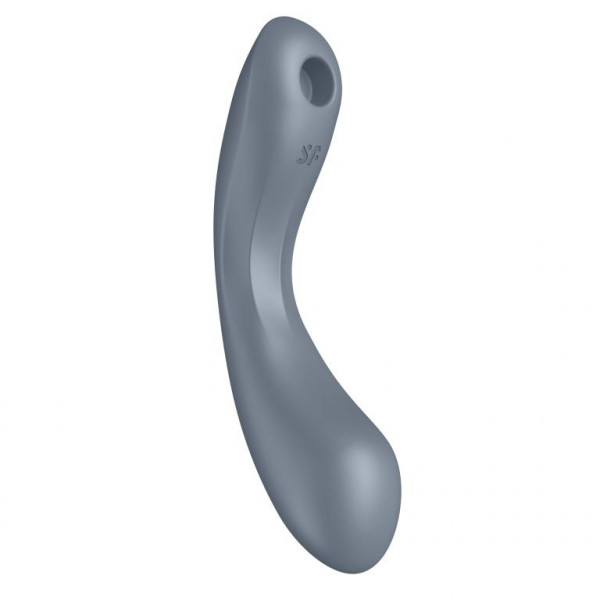 Стимулятор клитора-вибратор для точки G "Satisfyer Curvy Trinity 1" серый