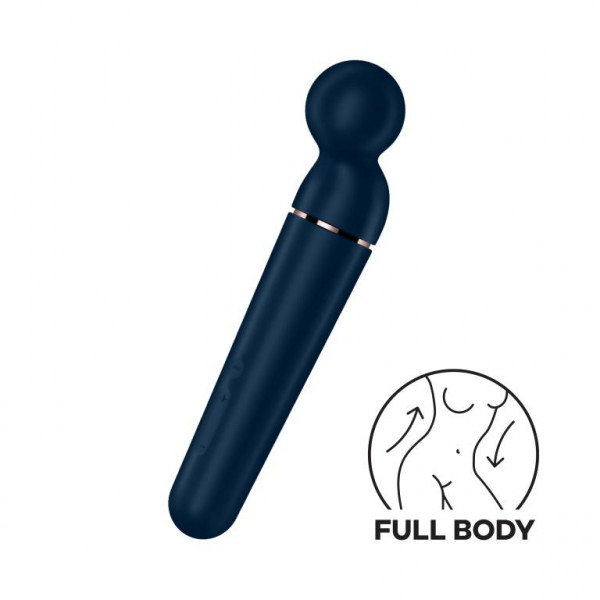 Вибромассажер "Satisfyer Planet Wand-er" мега мощный, синий