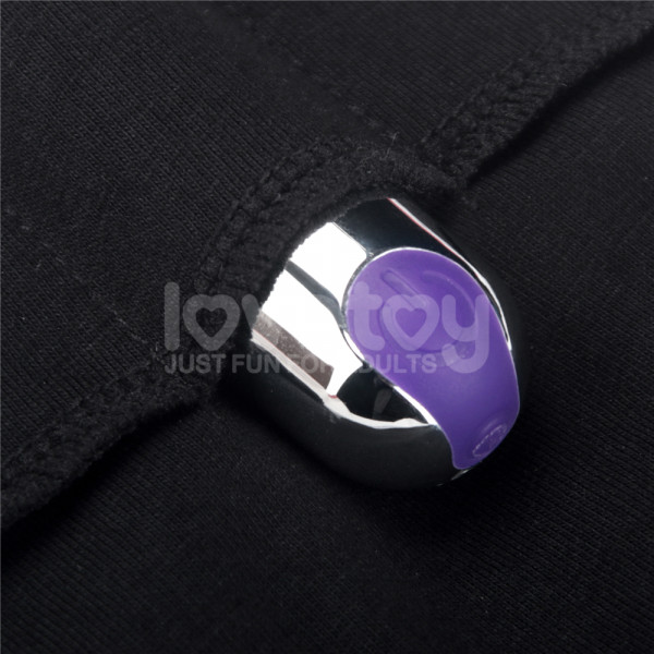 Трусики для страпона с молнией "Lovetoy Ingen" синий винил, унисекс, L/XL