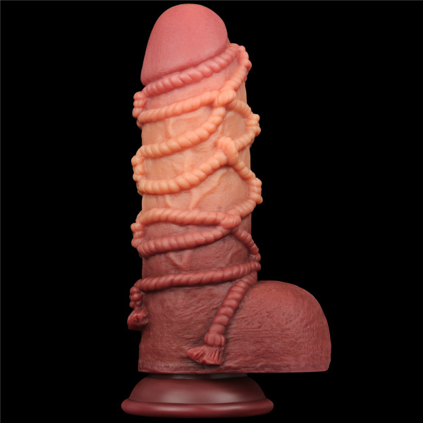 Фаллоимитатор с имитацией шибари "Nature Cock 9,6" супер реалистичный
