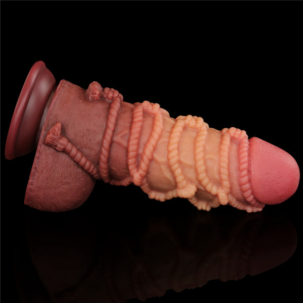 Фаллоимитатор с имитацией шибари "Nature Cock 9,6" супер реалистичный