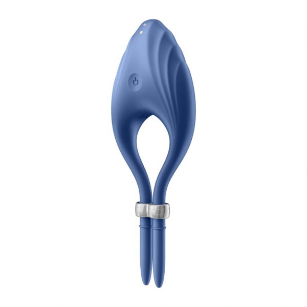 Эрекционное кольцо-лассо с вибрацией "Satisfyer Duelist" синее