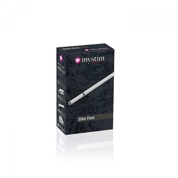 Зонд металлический "Mystim Slim Finn" с электростимуляцией
