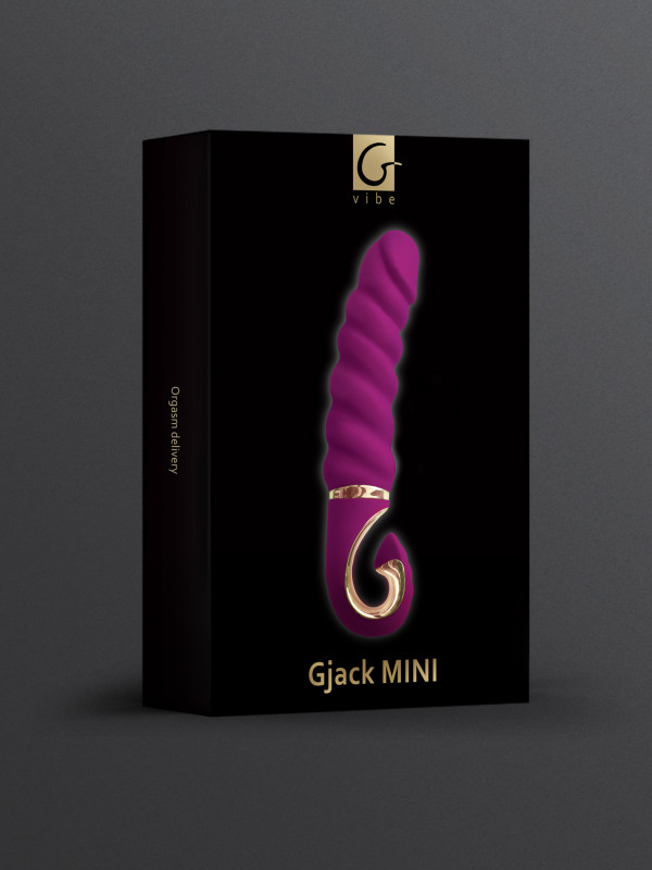 Вибратор рельефный "G-Jack Mini" супер нежный, фиолетовый