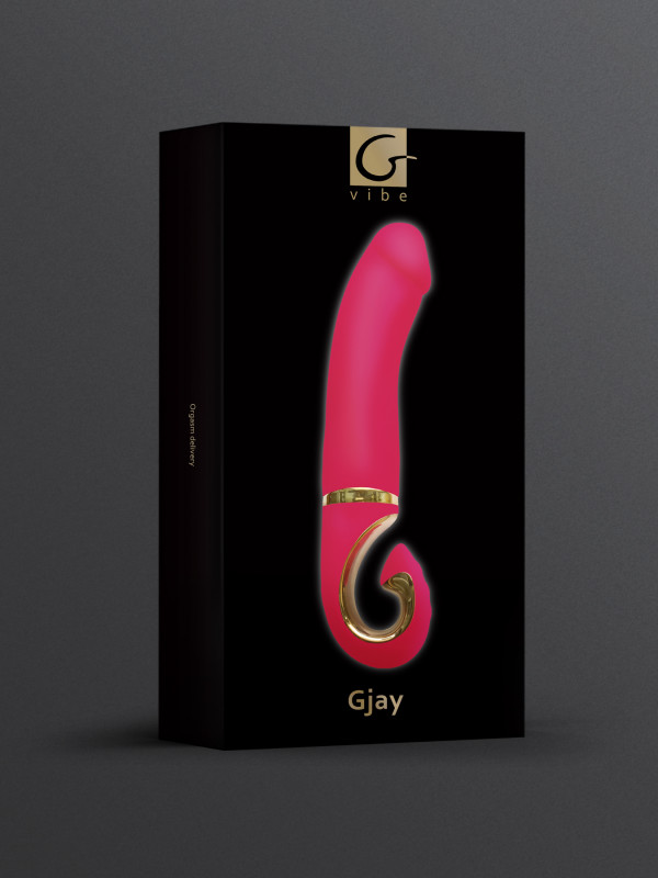 Вибратор "G-Jay" супер нежный, розовый