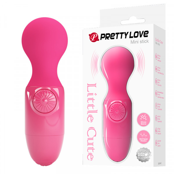 Вибратор "Pretty Love Mini Stick" мини, розовый