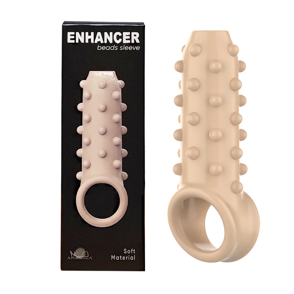 Насадка открытая с кольцом "Aphrodisia Enhancer Beads" реалистичная
