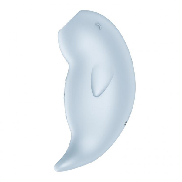 Стимулятор клитора "Satisfyer Seal You Soon" вакуум+вибрация, голубой