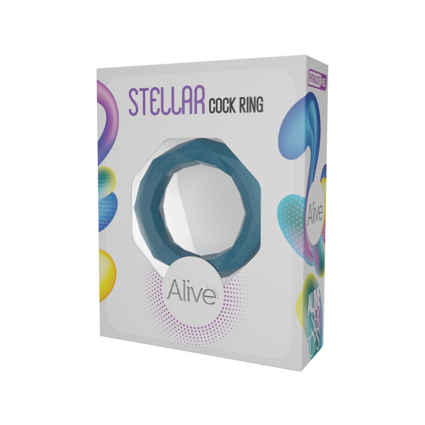 Кольцо эрекционное "Alive Stellar" силикон