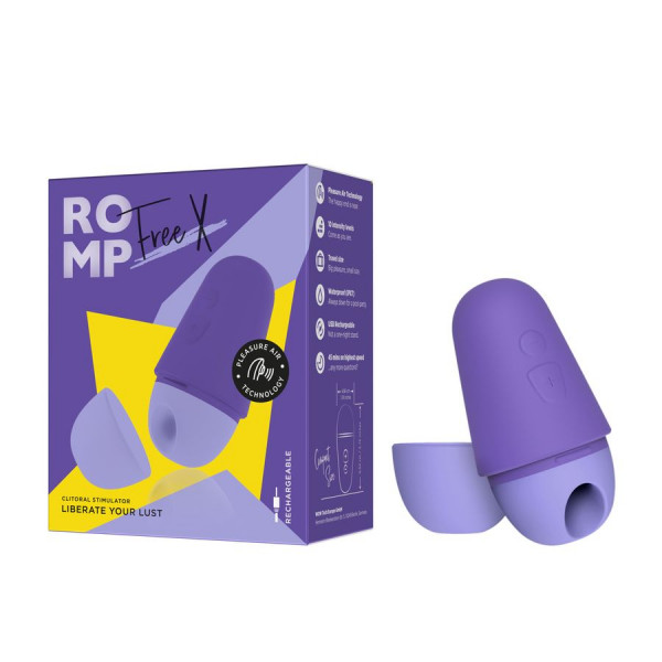 Стимулятор клитора "Romp Free X" фиолетовый
