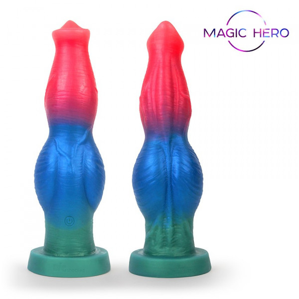 Вибратор-пульсатор-ротатор "Magic Hero Love" стаффорд на дистанционном управлении + подарок