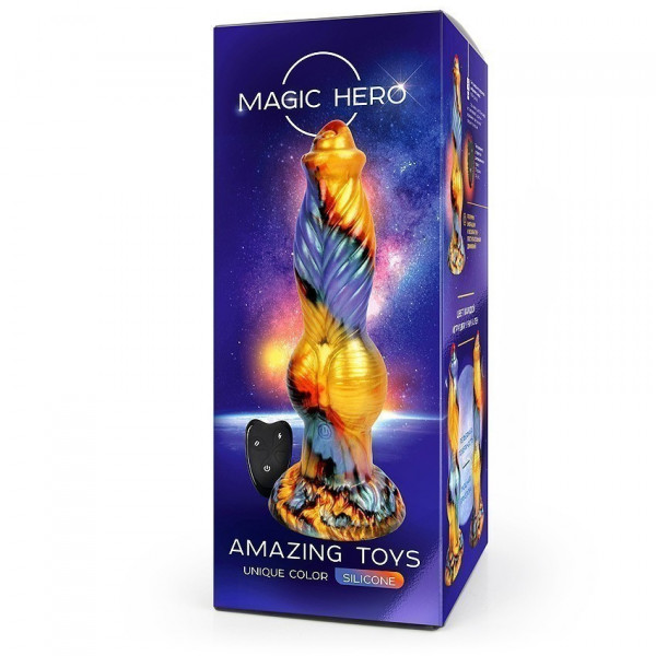 Вибратор-пульсатор "Magic Hero Amazing Toys" рельефный дог на дистанционном управлении