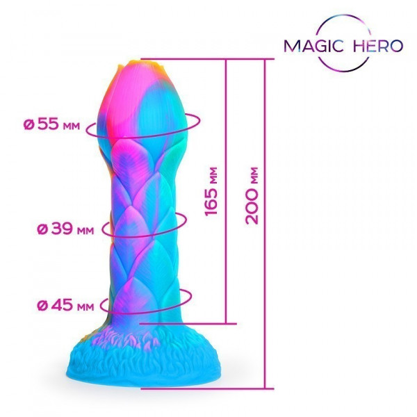 Фаллоимитатор с семяизвержением "Magic Hero Unique" роза + подарок