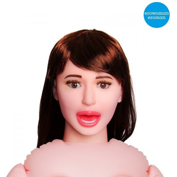 Кукла надувная с вибрацией "Pretty Doll Бритни" рот-вагина-анус