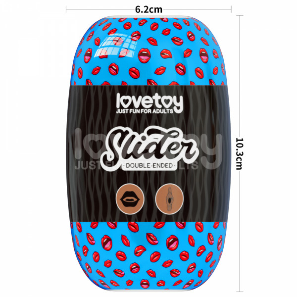 Мастурбатор "Lovetoy Slider" вагина + ротик, мини мулатка