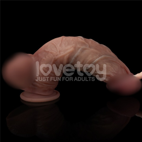 Супер реалистичный фаллоимитатор для фистинга "Nature Cock 10,5" рельефный, на присоске