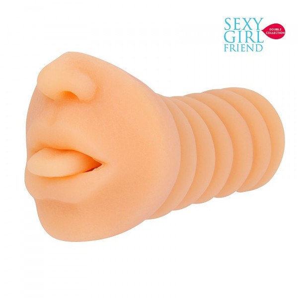 Мастурбатор "Sexy Girl Friend" реалистичный ротик + гель "Sex Toys"