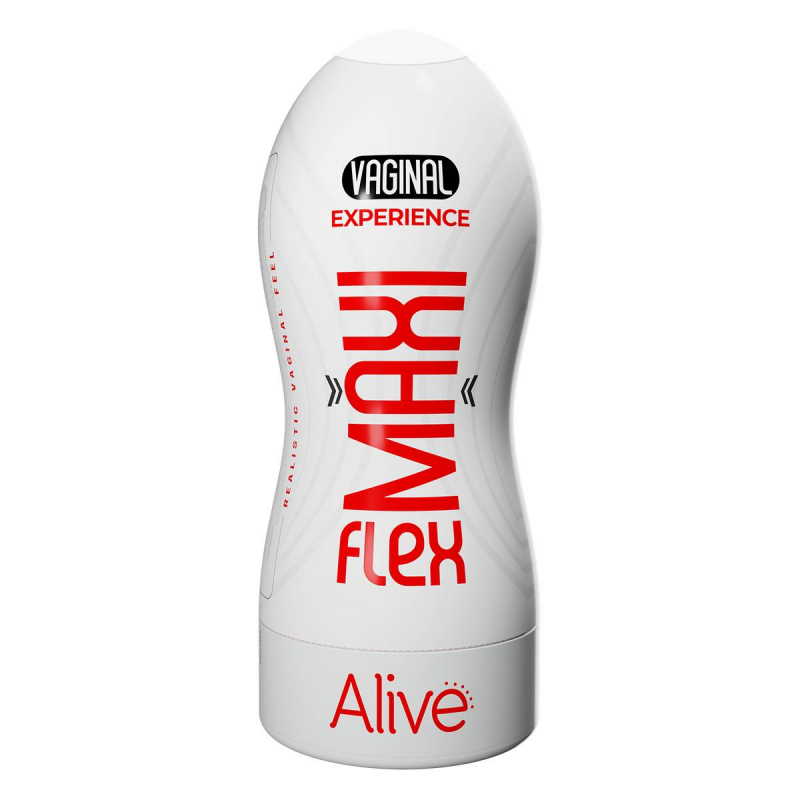 Мастурбатор в тубусе "Alive Experience Maxi Flex" реалистичная вагина