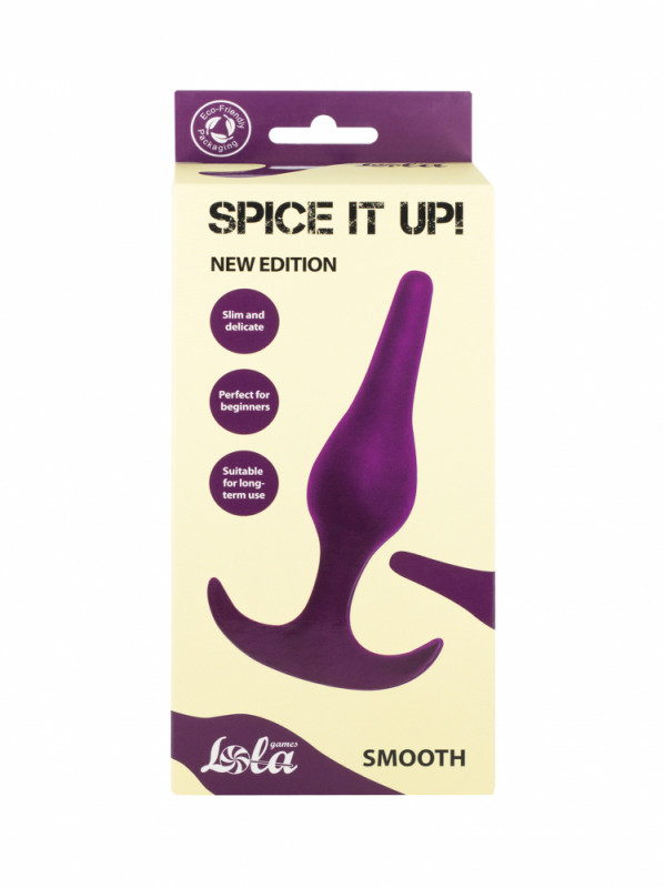 Пробка с удобным ограничителем "Spice It Up Smooth" фиолетовая
