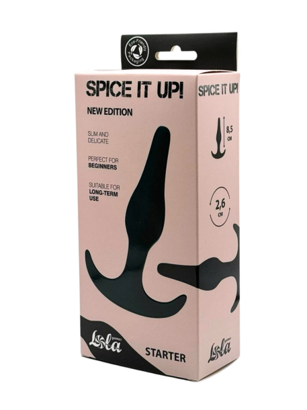 Пробка правильной формы "Spice It Up Starter" черная