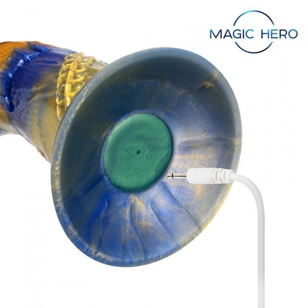 Вибратор фантазийный "Magic Hero Silicon Love" на дистанционном управлении + подарок